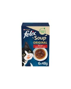 Felix Soup Suppe 6x48g Rind, Huhn und Lamm