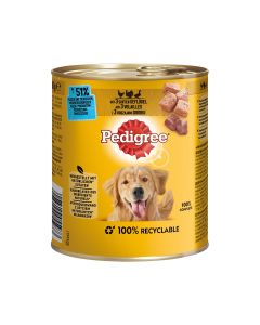 Pedigree Nassfutter Hund Adult, Classic 2 Sorten 12x800 g Geflügel