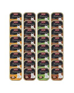 animonda vom Feinsten Nassfutter Katze, Adult, Mixpaket 32x100g Geflügel Auswahl
