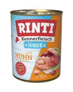 RINTI Kennerfleisch Nassfutter Hund, Junior, 12x800 g 